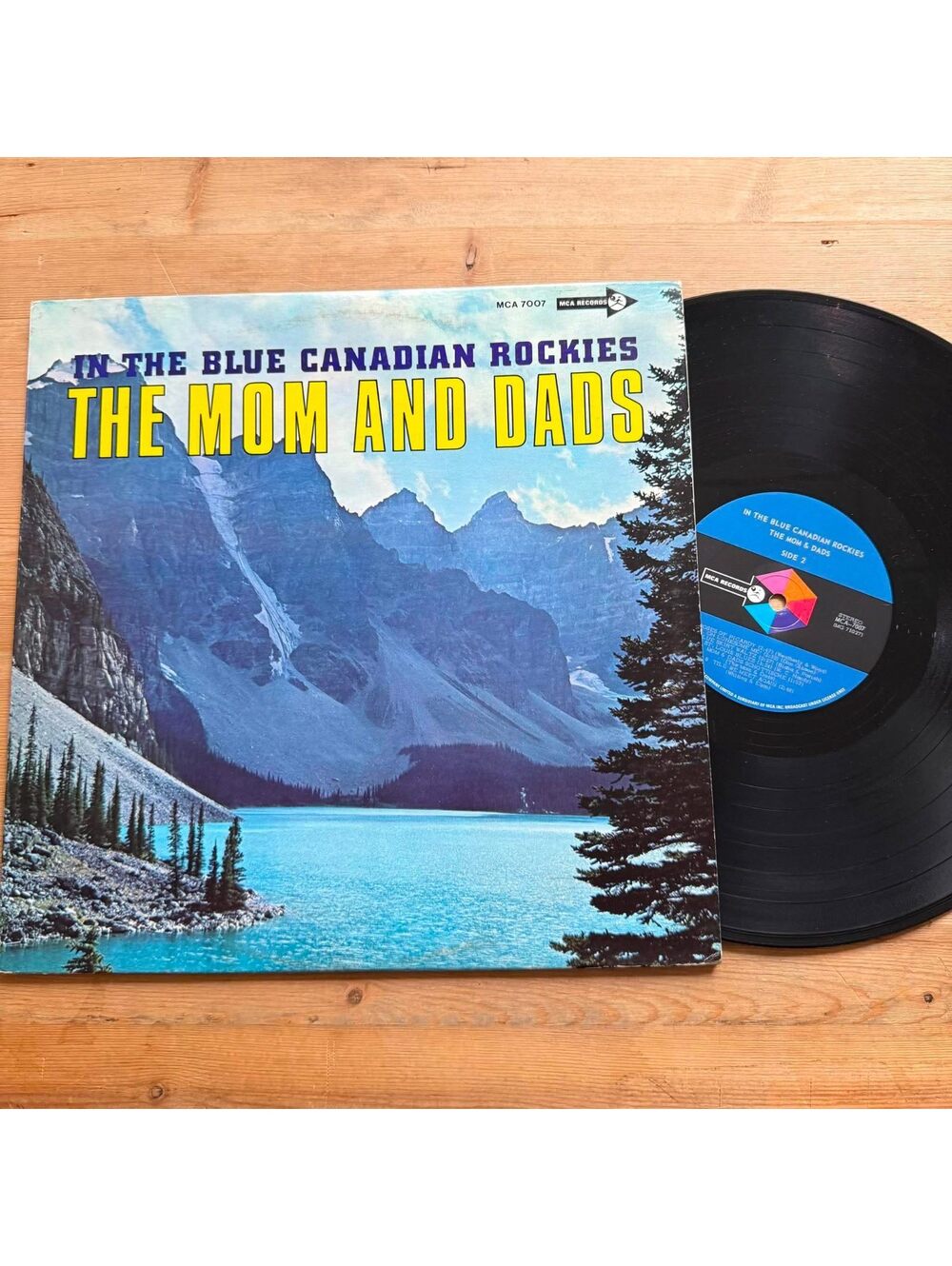 The Mom and Dads - In the Blue Canadian Rockies 33rpm VG+ VR18